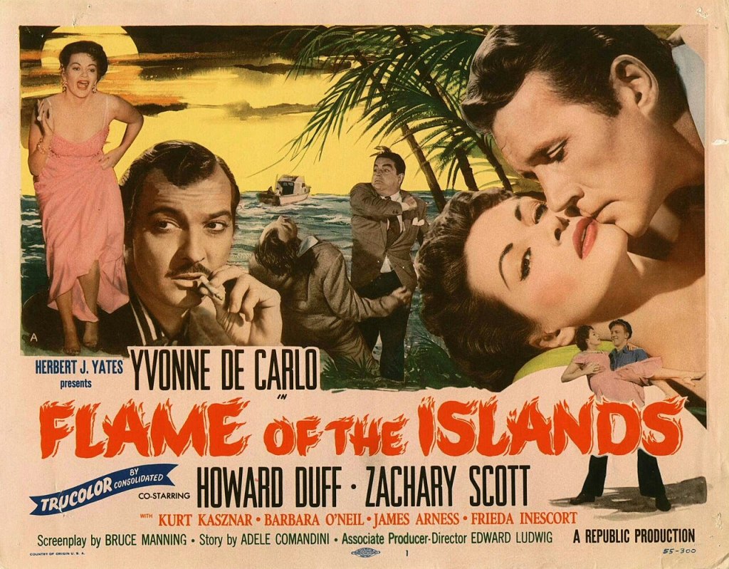 Blu-ray review: “Flame of the Islands” (1956)